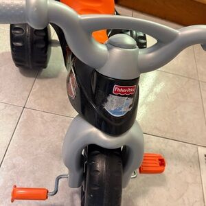 Fisher-Price Orange, Black & Gray Kids Ride-On Tricycle